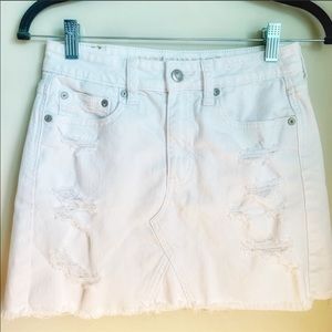 AE Jean skirt